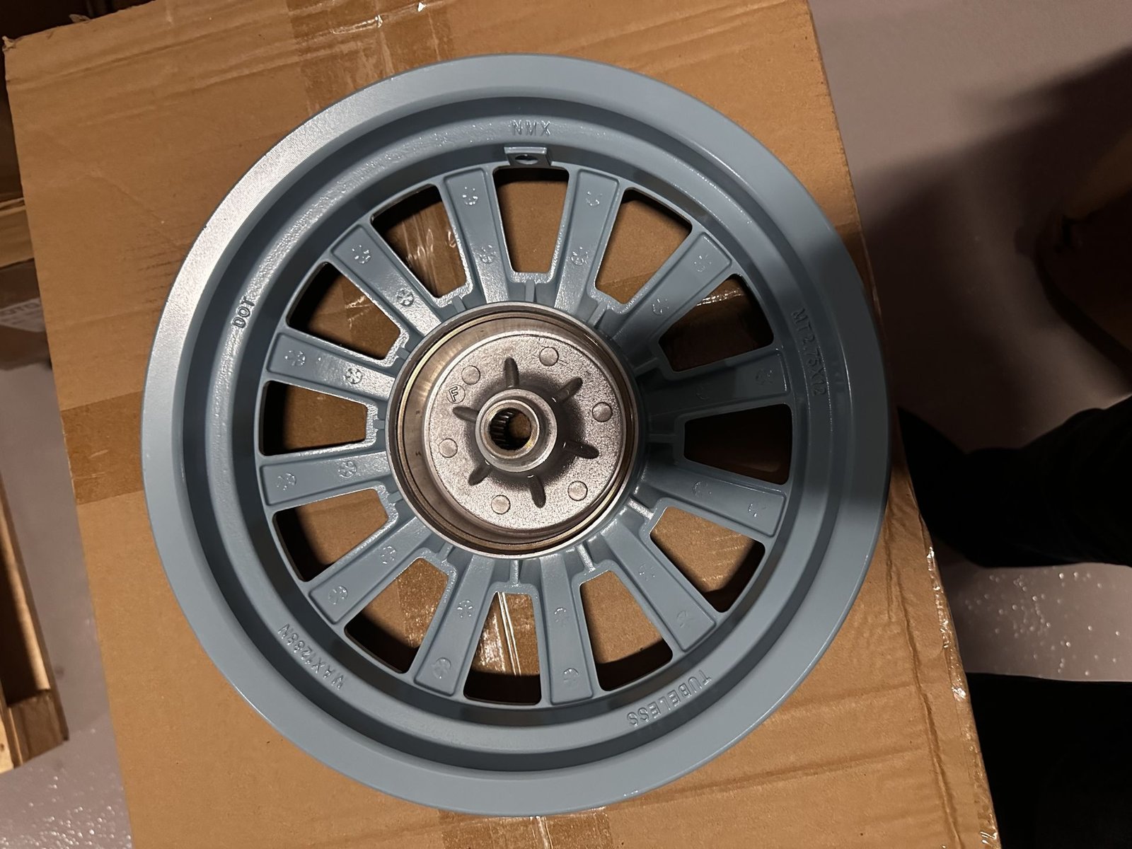 Arora Cappucino 50cc ve 125cc Ön Jant Turkuaz Renk