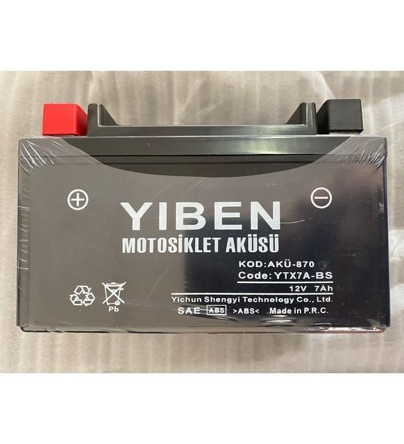 AKÜ: Cappucino 50cc Kuru Akü YTX7A-BS