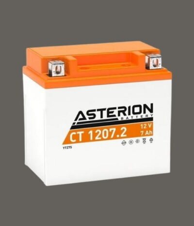 AKÜ: Asterion CT1207-2 12V 7Ah AGM YTZ7S Motosiklet Aküsü