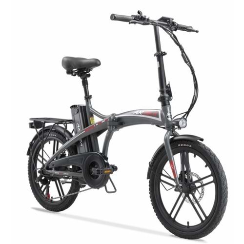 ARORA NAPOLİ 36V10AH ELEKTRİKLİ BİSİKLET GRİ